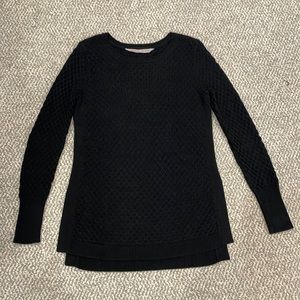 Athleta Tunic Sweater. Black. XS.